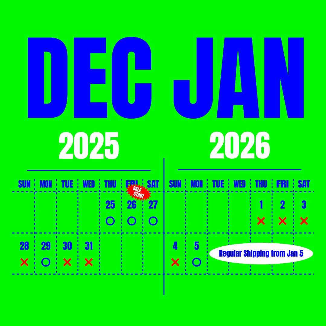 年末年始の配送スケジュールに関して - WEAREALLANIMALS