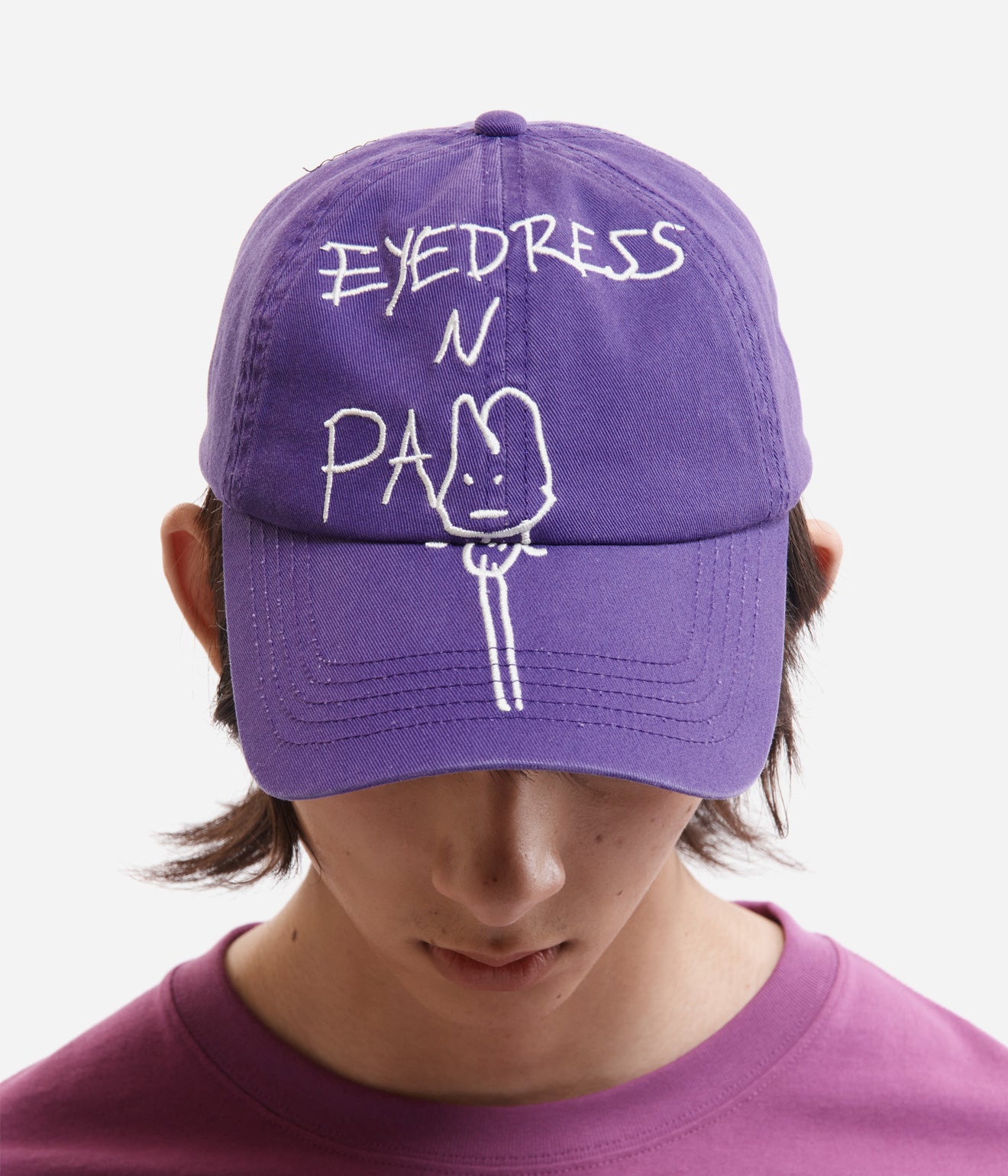 P.A.M. "BOATY DRAWS PAM AND EYEDRESS CAP" PURPLE