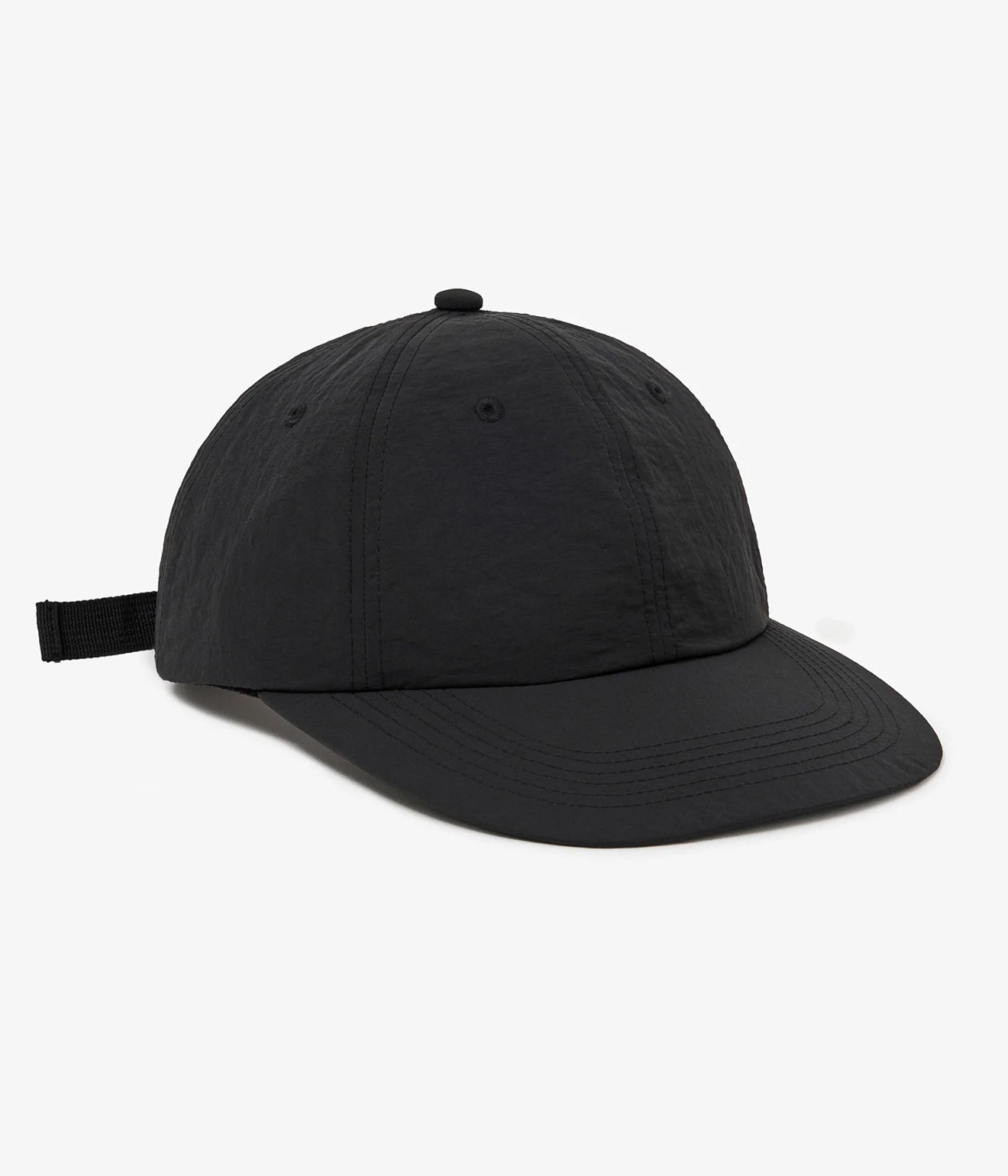 parr "6 panels spoon bill cap" Black
