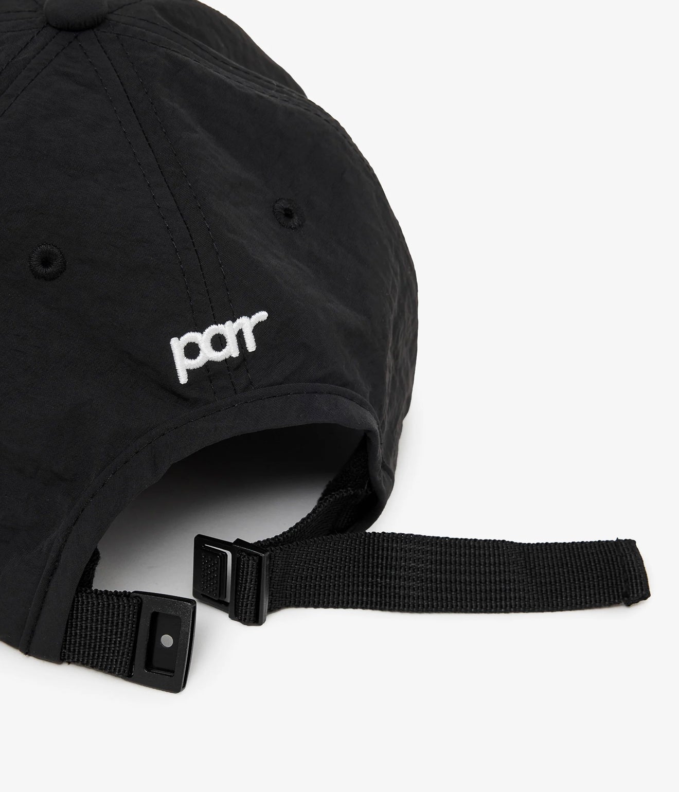 parr "6 panels spoon bill cap" Black
