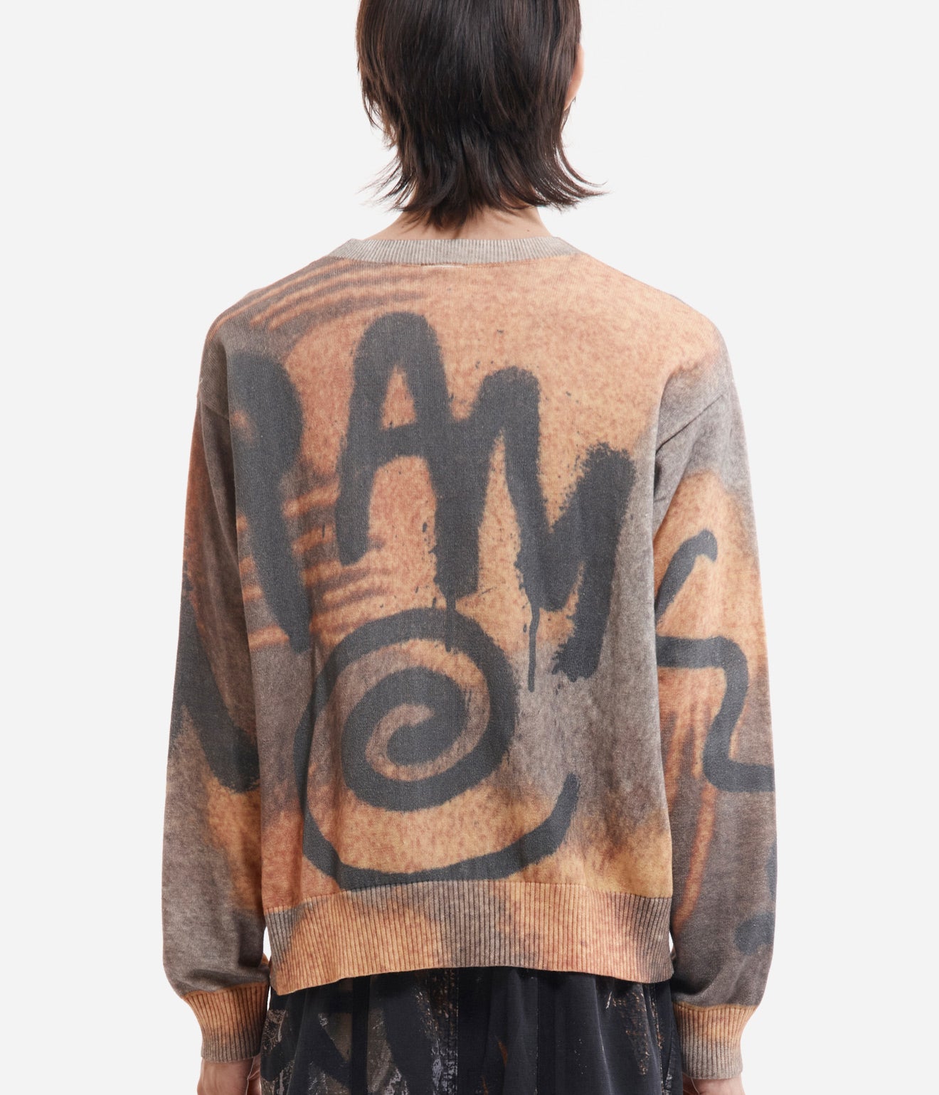 P.A.M. "GETTING OVER PRINTED KNIT CREWNECK"