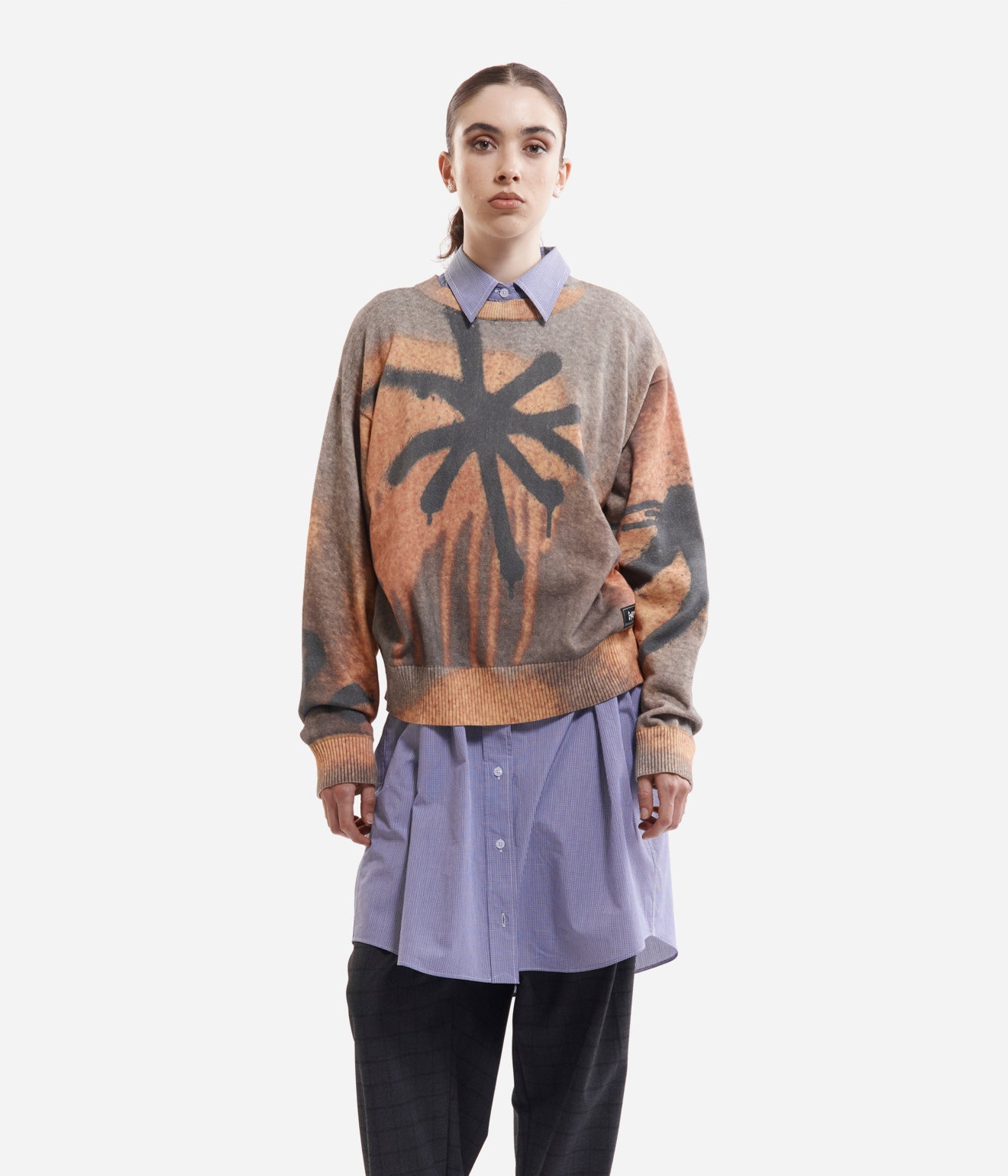 P.A.M. "GETTING OVER PRINTED KNIT CREWNECK"
