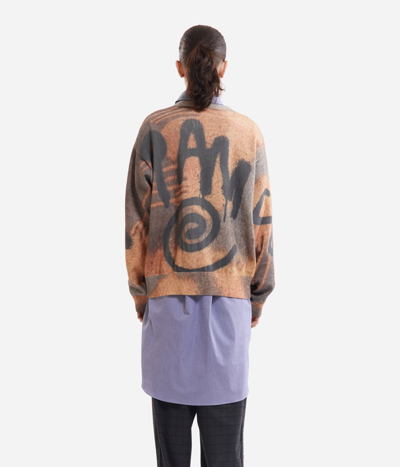 P.A.M. "GETTING OVER PRINTED KNIT CREWNECK"