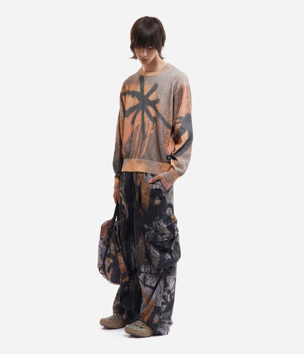 P.A.M. "GETTING OVER PRINTED KNIT CREWNECK"