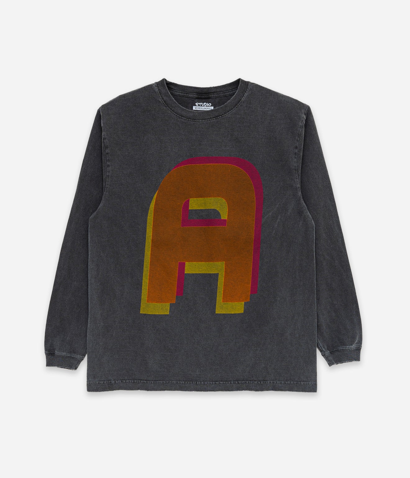 STUDIO WEAREALLANIMALS "A L/S T-SHIRT" BLACK