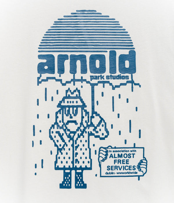 Arnold Park Studios "RAIN MAN SHORT SLEEVE" ANTIQUE WHITE