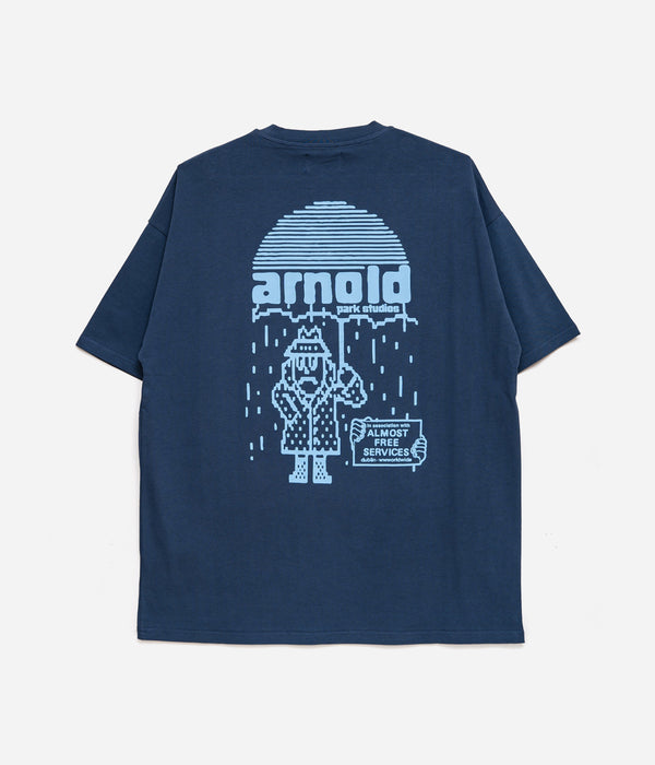 Arnold Park Studios "RAIN MAN SHORT SLEEVE" NAVY