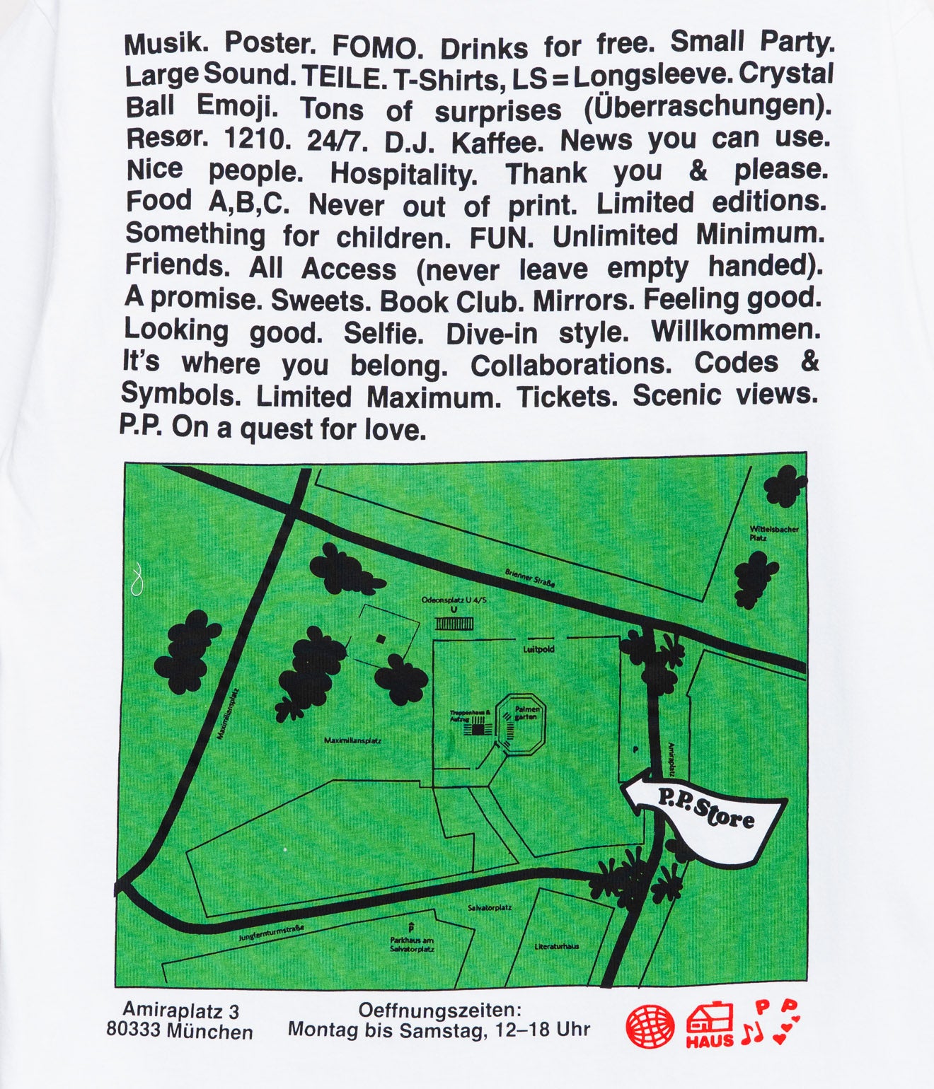 Public Possession "PP FOMO T-SHIRT" WHITE