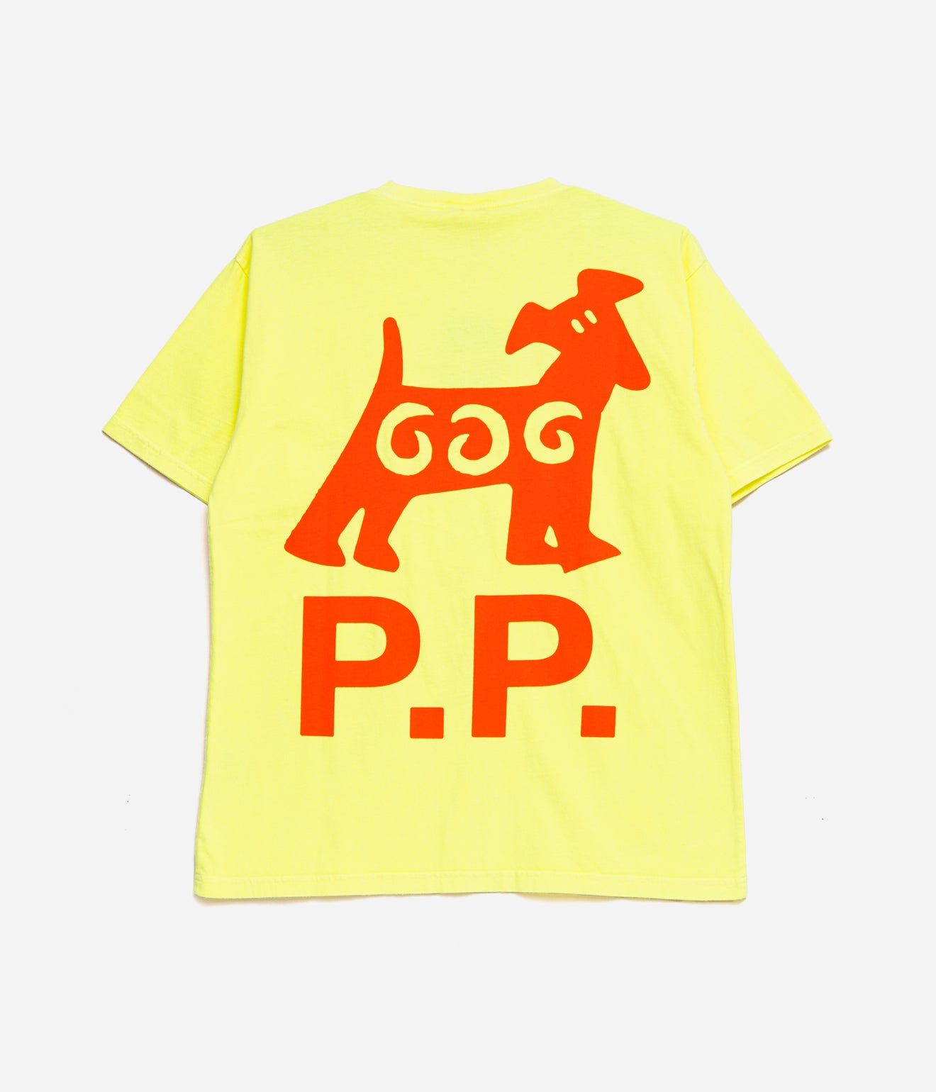 Public Possession "PP DOG T-SHIRT" YELLOW