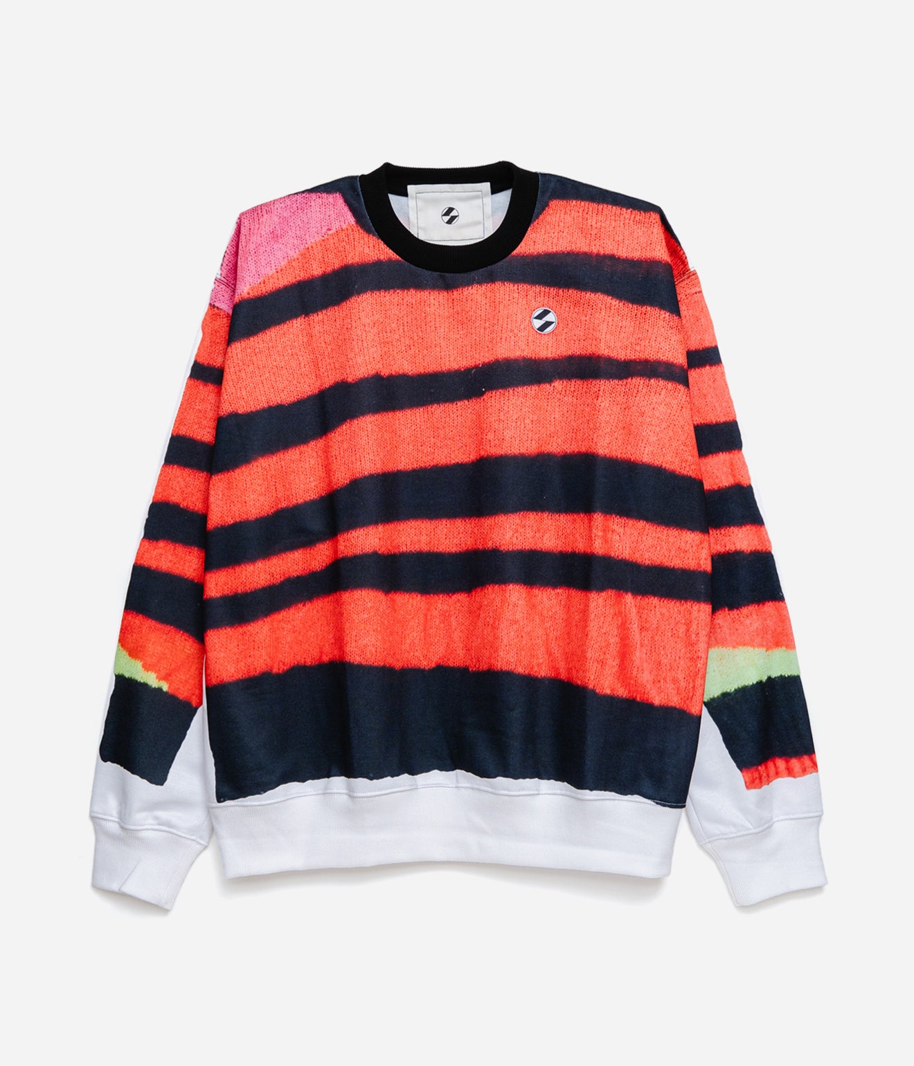 THE SALVAGES "SONIC REAL LIES OS SWEATER" WHITE