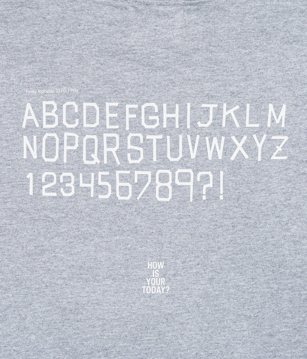 TODAY edition "YESTERDAY SS Tee" GRAY