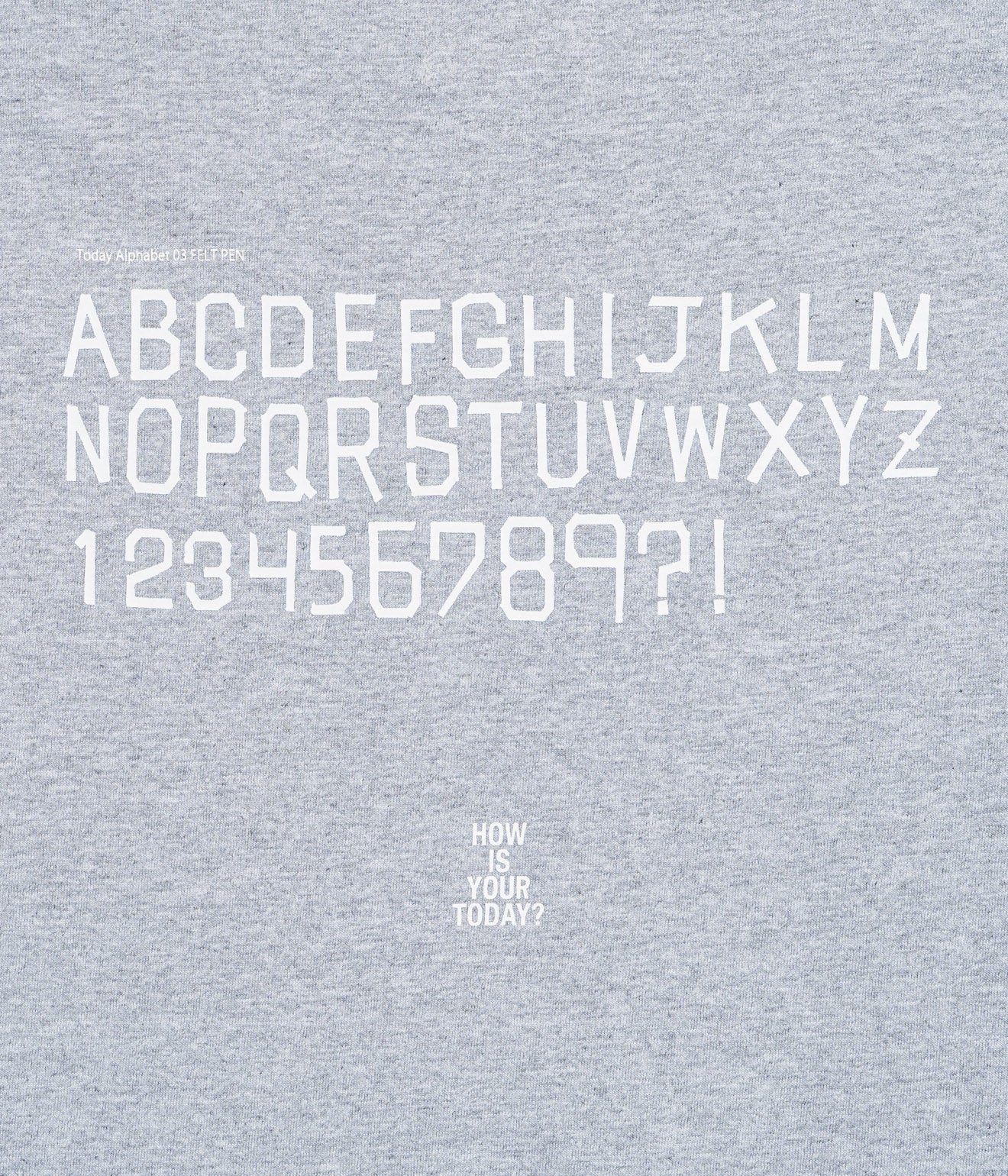 TODAY edition "TOMORROW" SS Tee GRAY