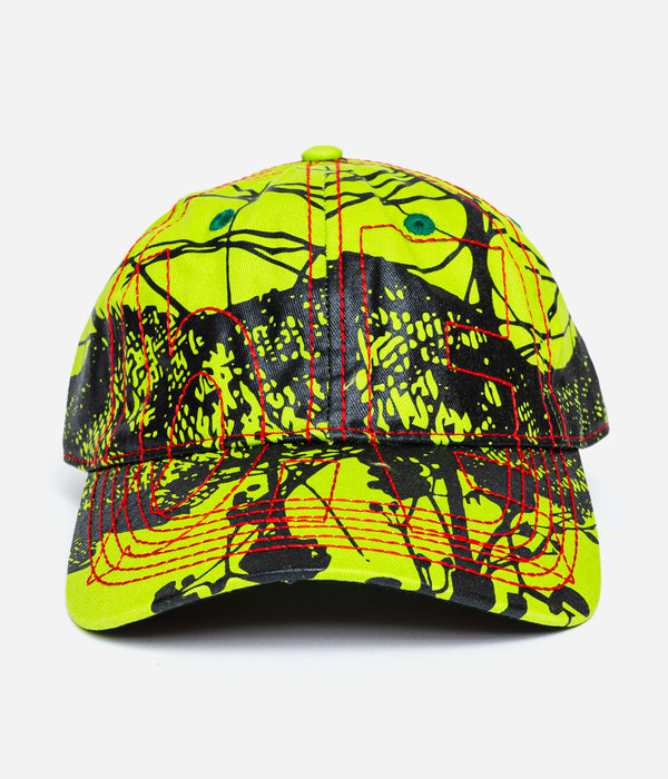 b.Eautiful "Vapor 6 Panel Hat" Ikebana Lime