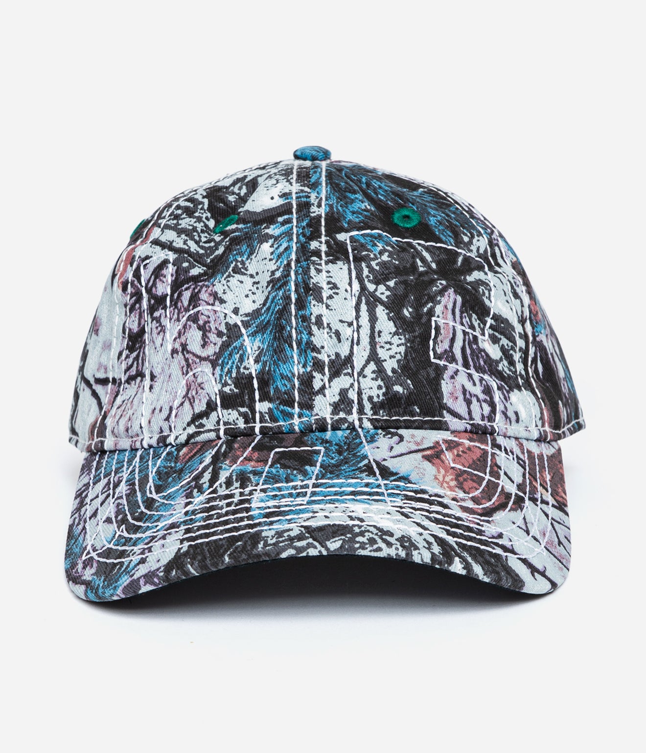 b.Eautiful "Vapor 6 Panel Hat" Stone Blue Real Camo