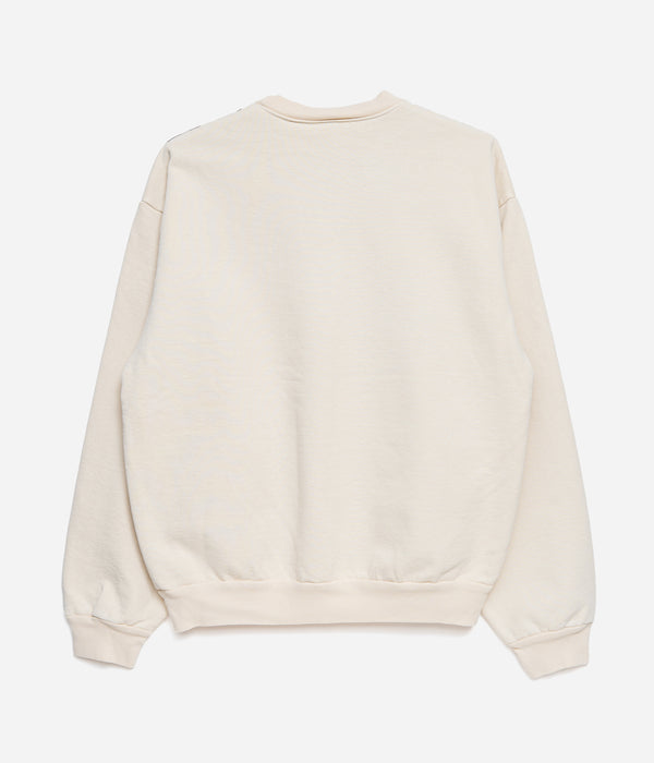 b.Eautiful "Soccer Jersey 2 Crewneck Sweatshirt" Creme
