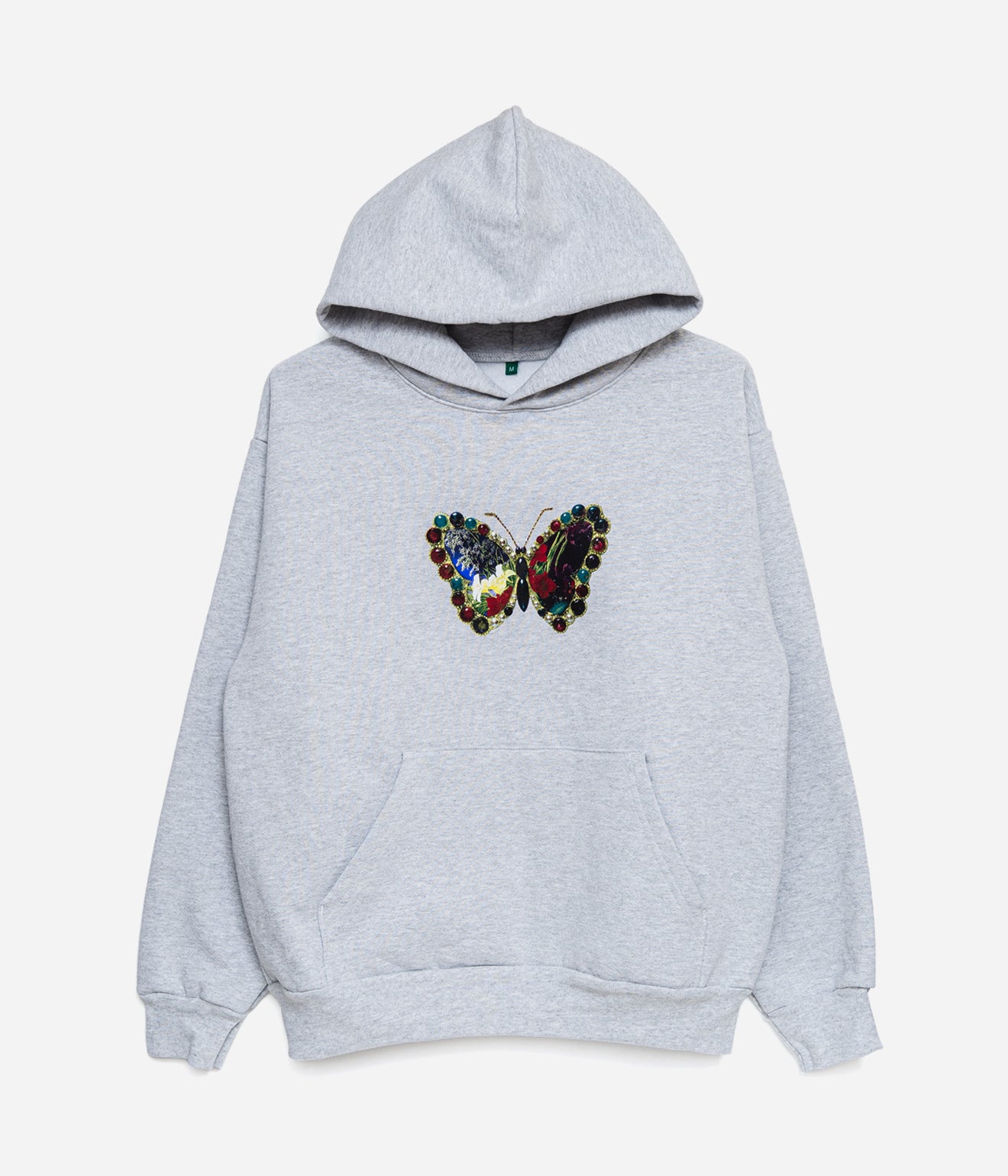 b.Eautiful "Jewel Hoodie" Heather Grey