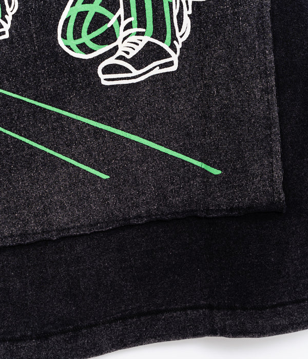 DEVÁ STATES "COMPUTE L/S GFX T-Shirt" Black