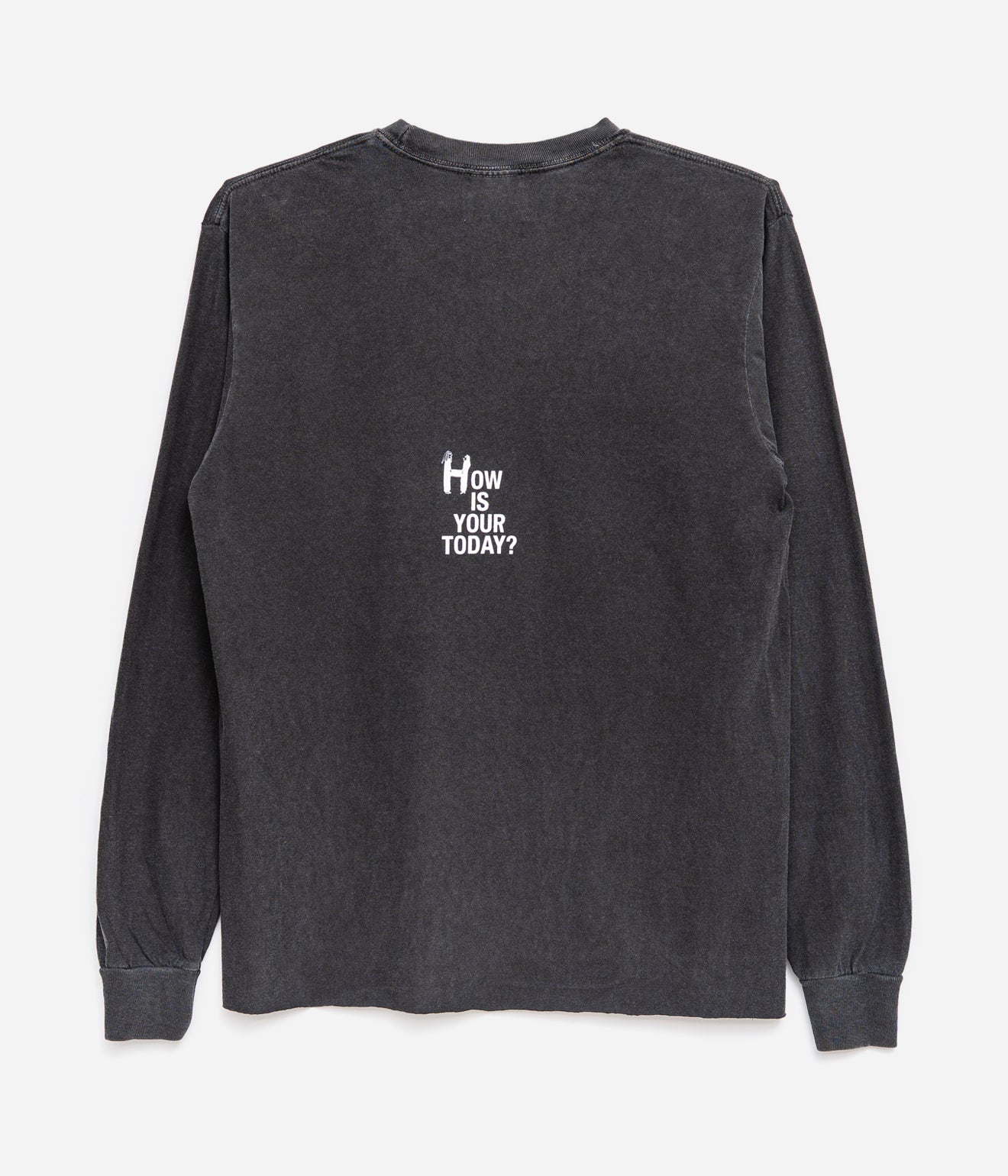 TODAY edition "NEW YORK LS Tee" CHARCOAL