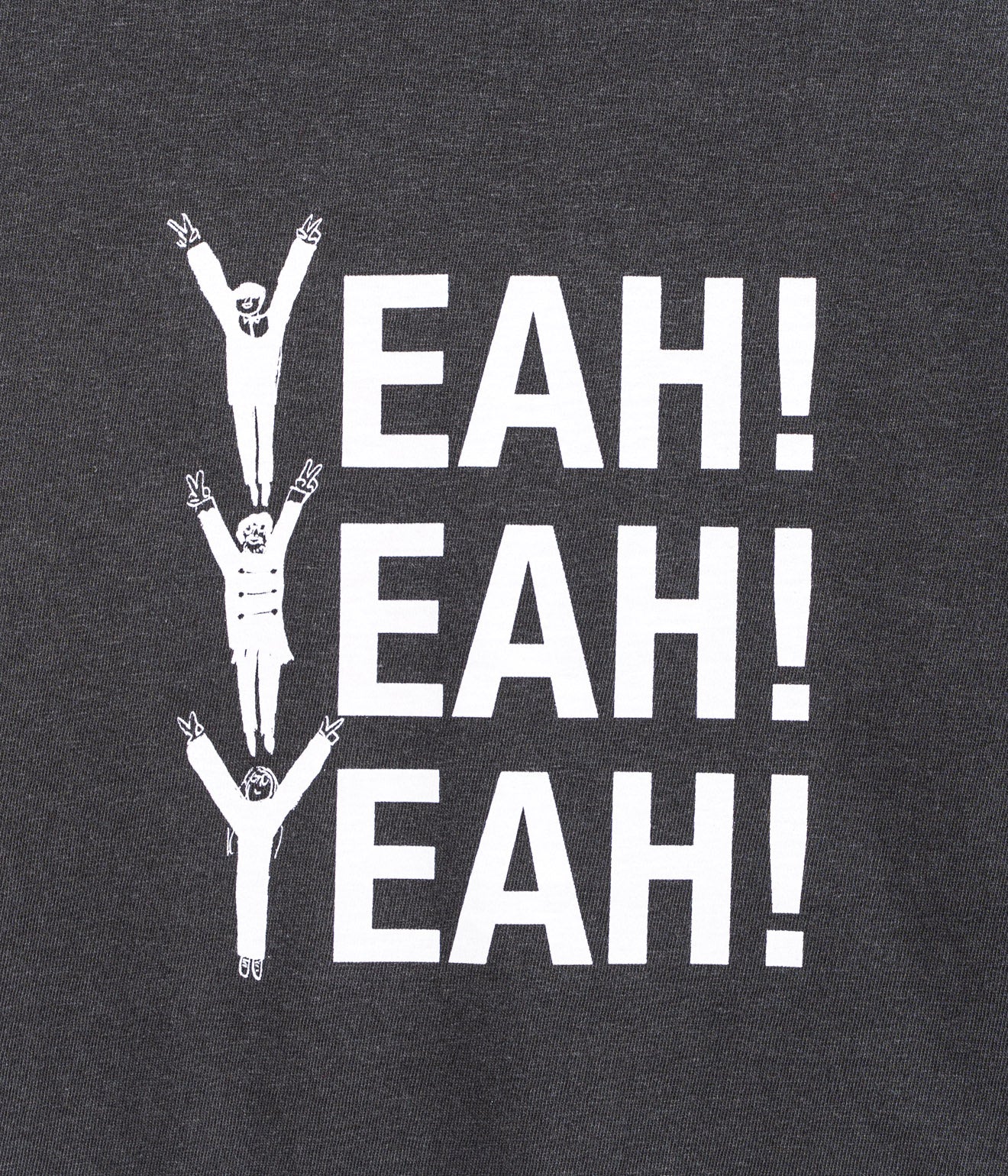 TODAY edition "YEAH LS Tee" CHARCOAL