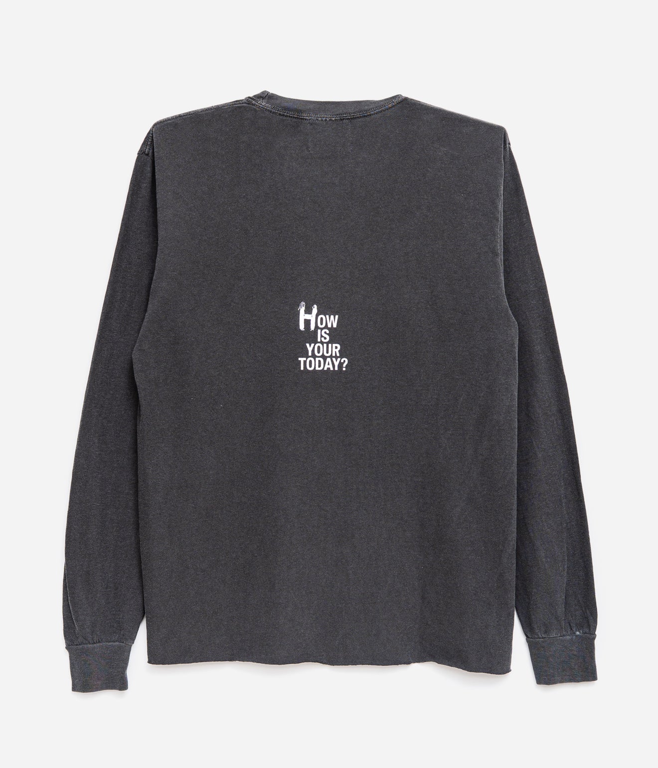 TODAY edition "YEAH LS Tee" CHARCOAL