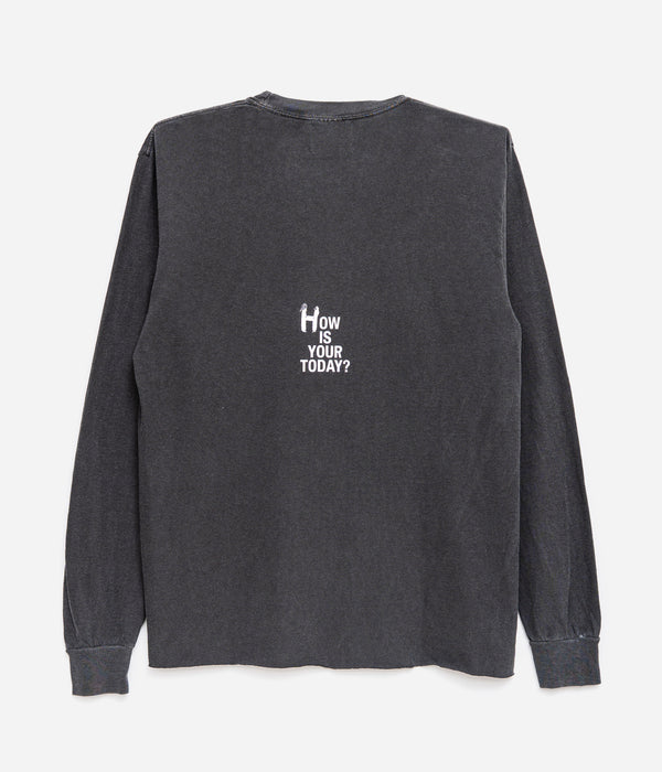 TODAY edition "YEAH LS Tee" CHARCOAL