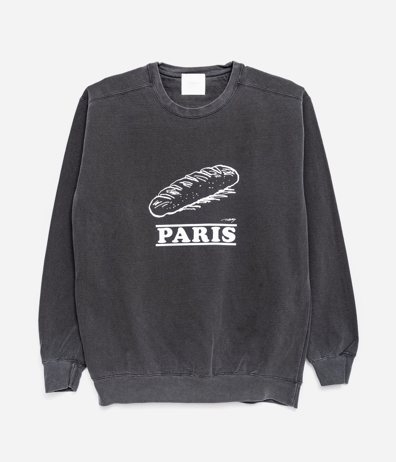 TODAY edition "Meal and City #03 CN Sweat" CHARCOAL