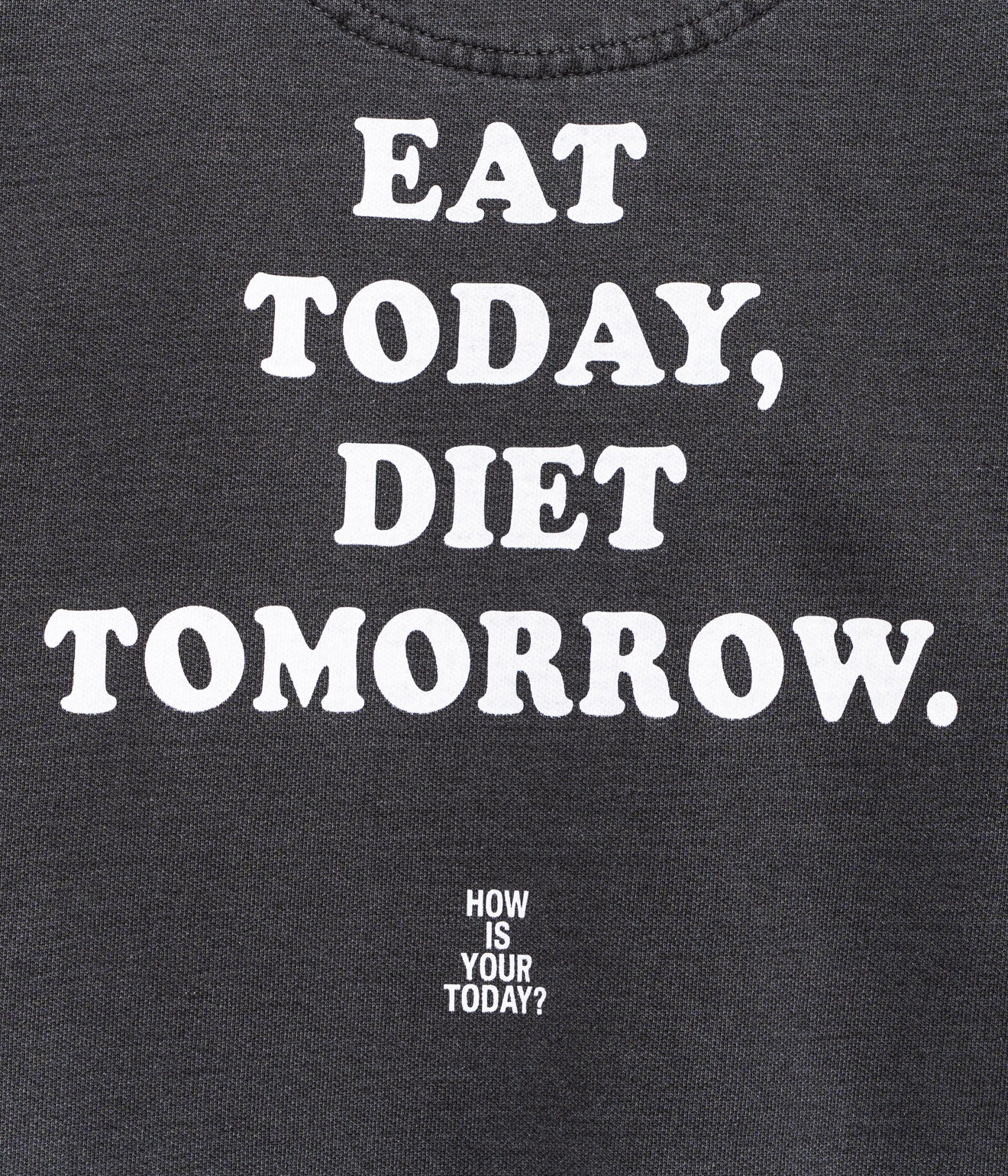 TODAY edition "Meal and City #03 CN Sweat" CHARCOAL