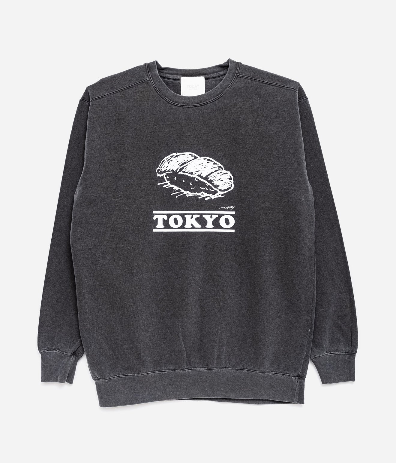 TODAY edition "Meal and City #02 CN Sweat" CHARCOAL