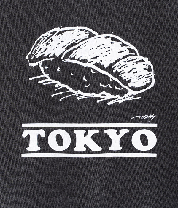 TODAY edition "Meal and City #02 CN Sweat" CHARCOAL