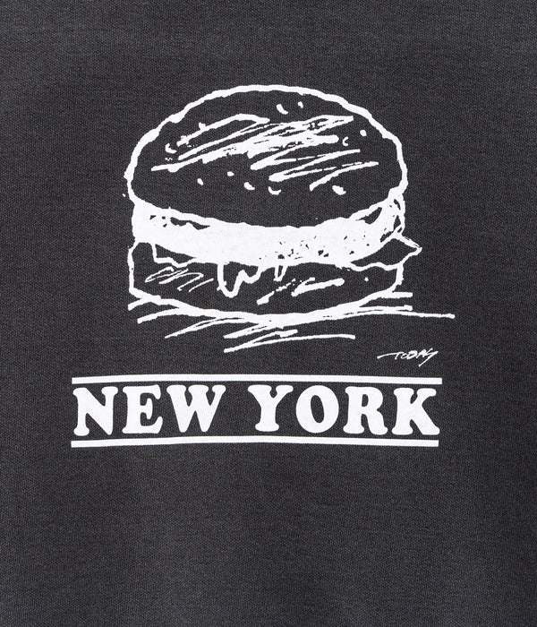 TODAY edition "Meal and City #01 CN Sweat" CHARCOAL