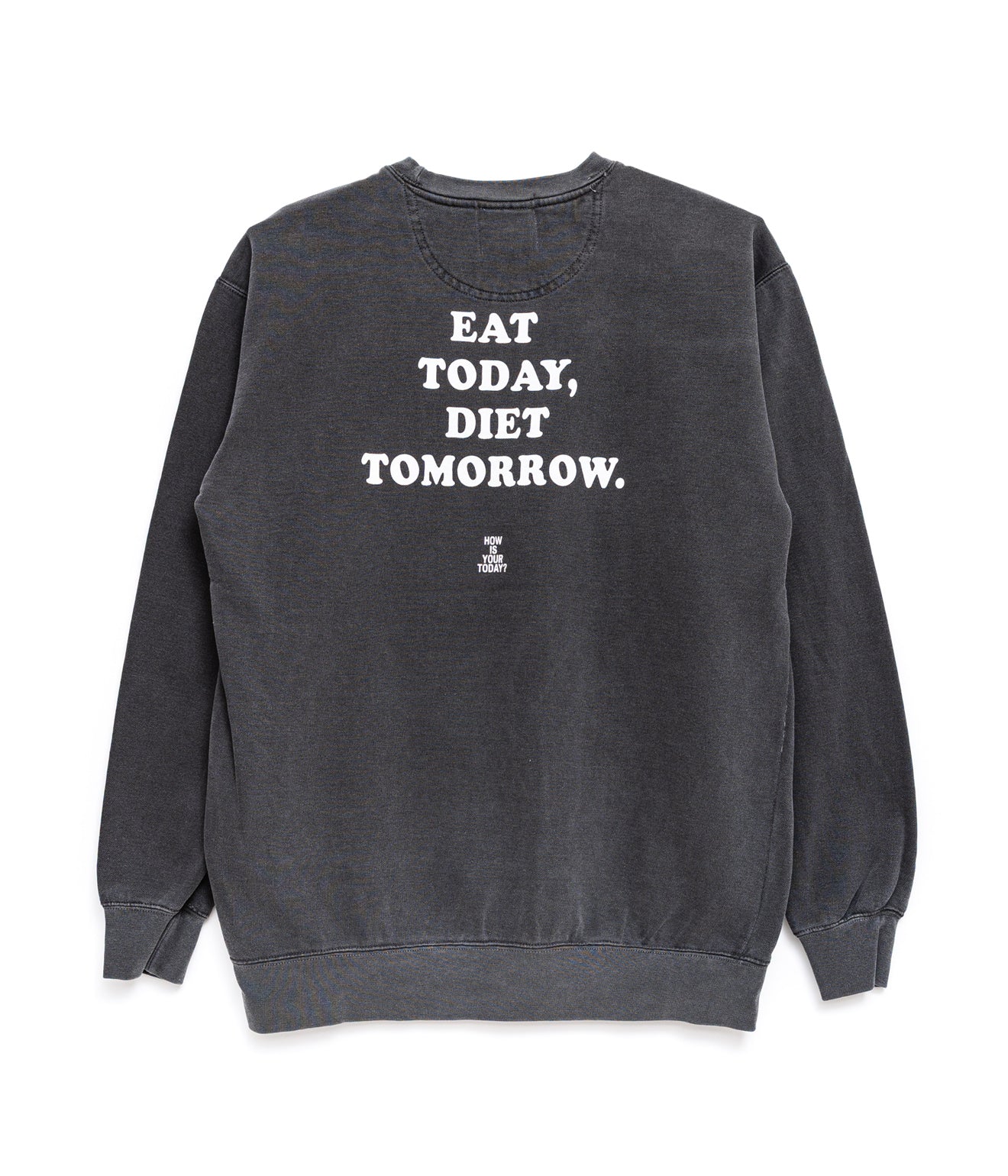 TODAY edition "Meal and City #01 CN Sweat" CHARCOAL