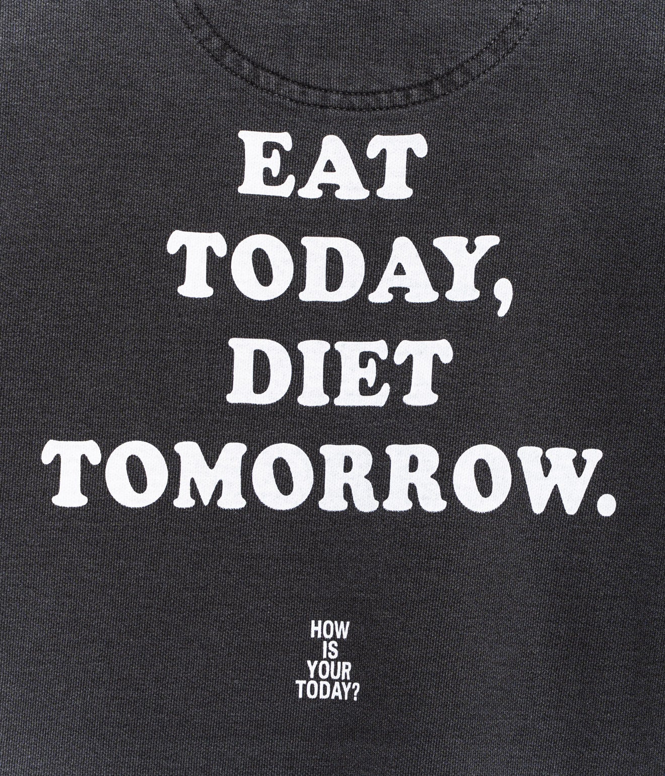 TODAY edition "Meal and City #01 CN Sweat" CHARCOAL