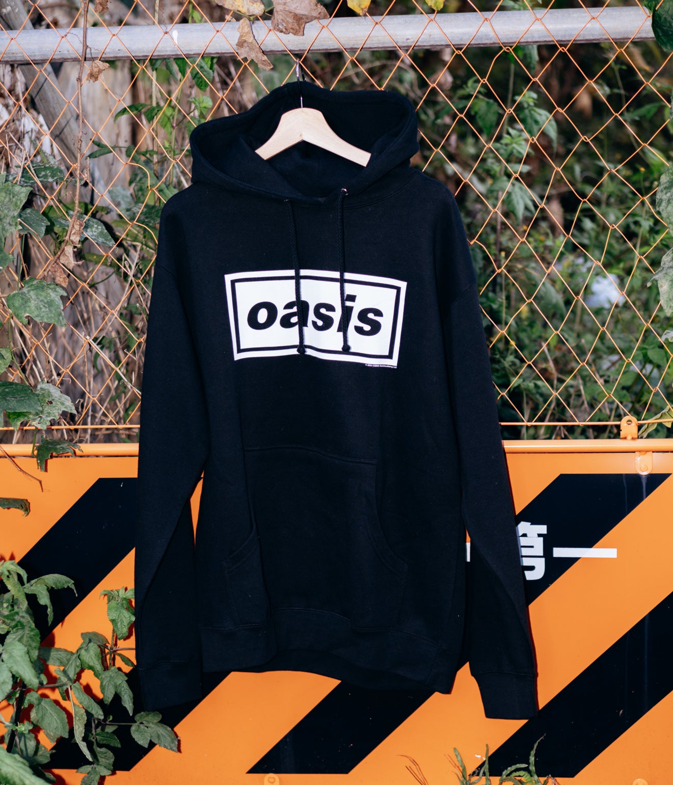 OASIS "DECCA LOGO" P/O HOODIE BLACK