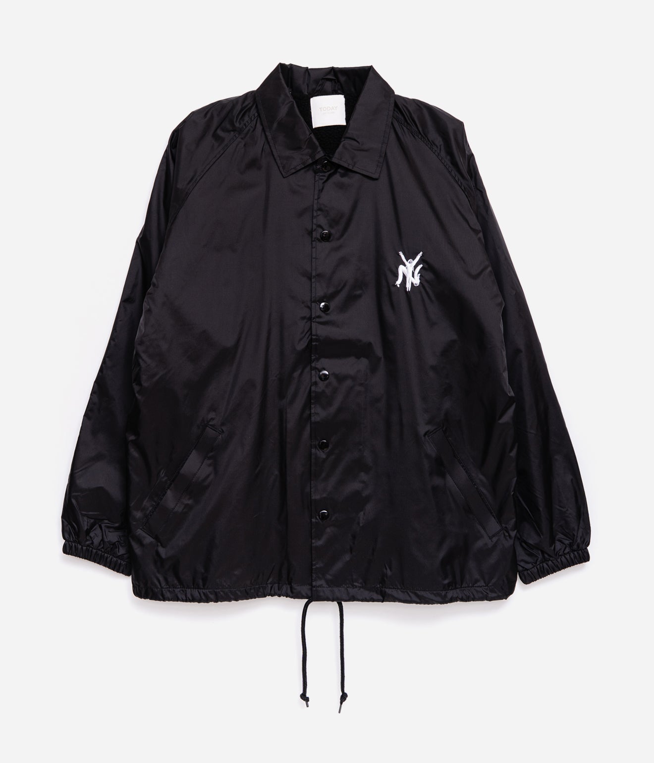 TODAY edition "NY Coach Jacket" BLACK