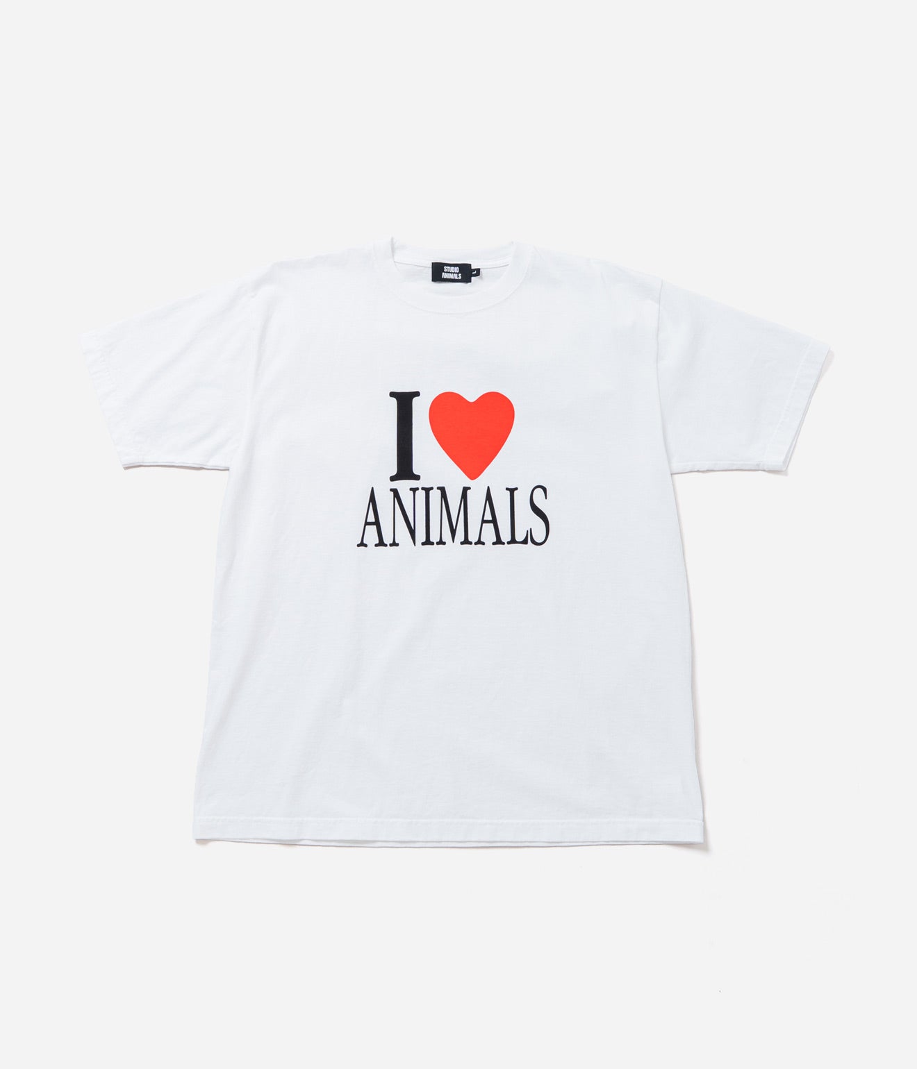 STUDIO ANIMALS “LOVE” T-Shirt White