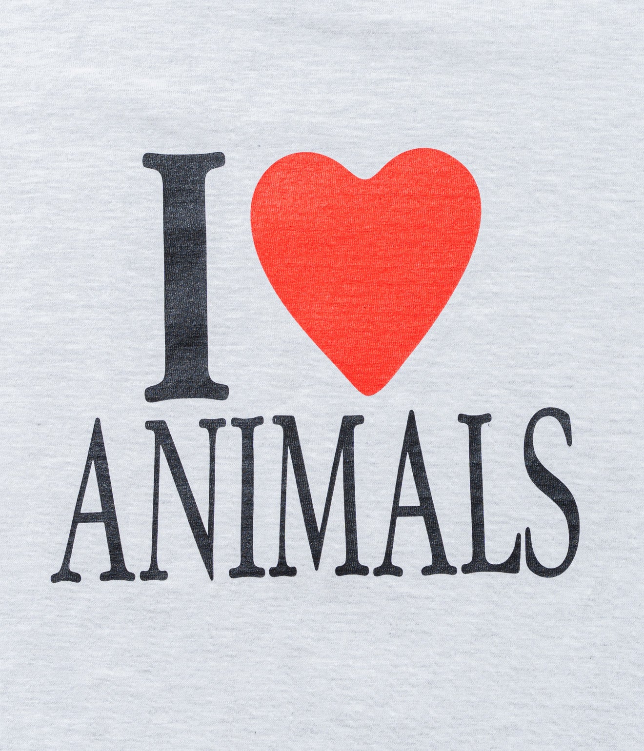 STUDIO ANIMALS “LOVE” T-Shirt Ash