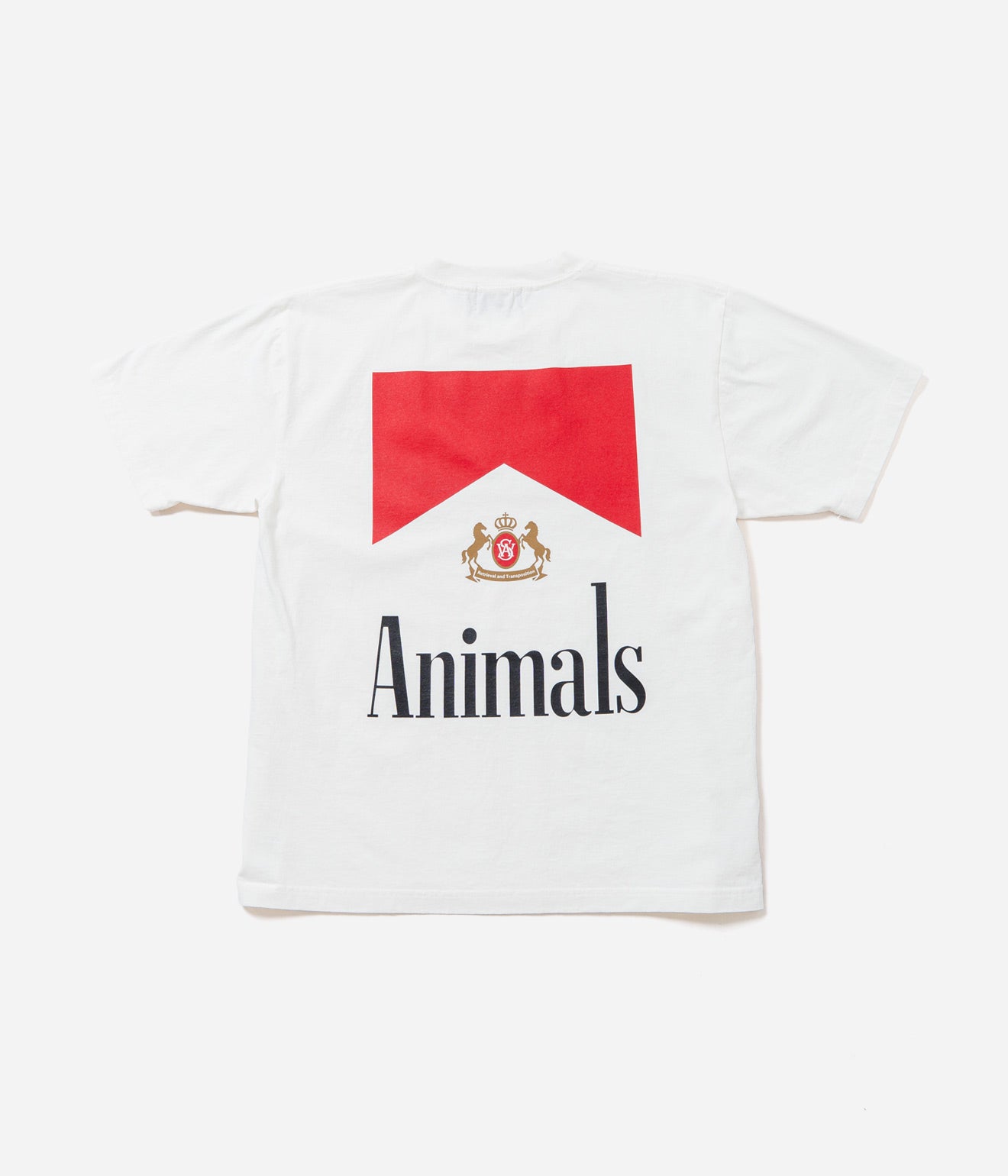 STUDIO ANIMALS “Smoking” T-Shirt Natural