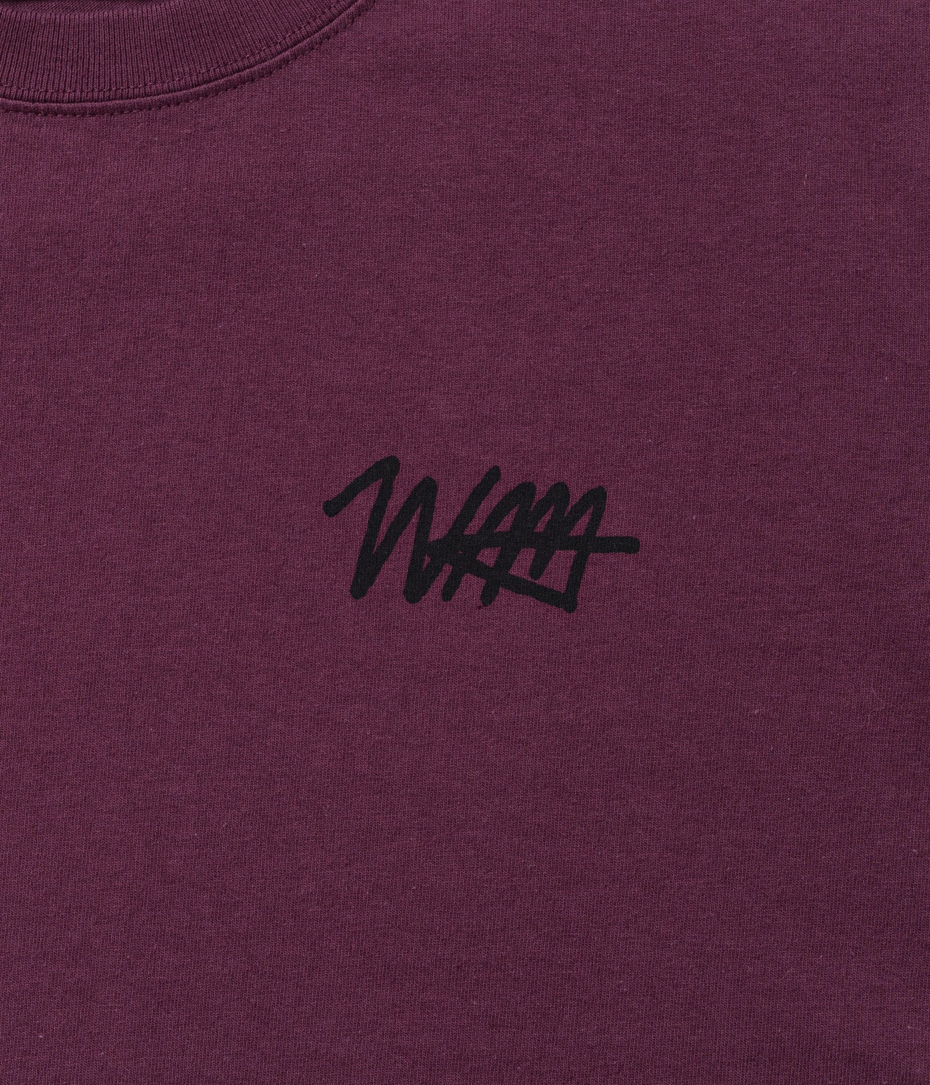 STUDIO ANIMALS “Script Logo” T-Shirt Burgundy