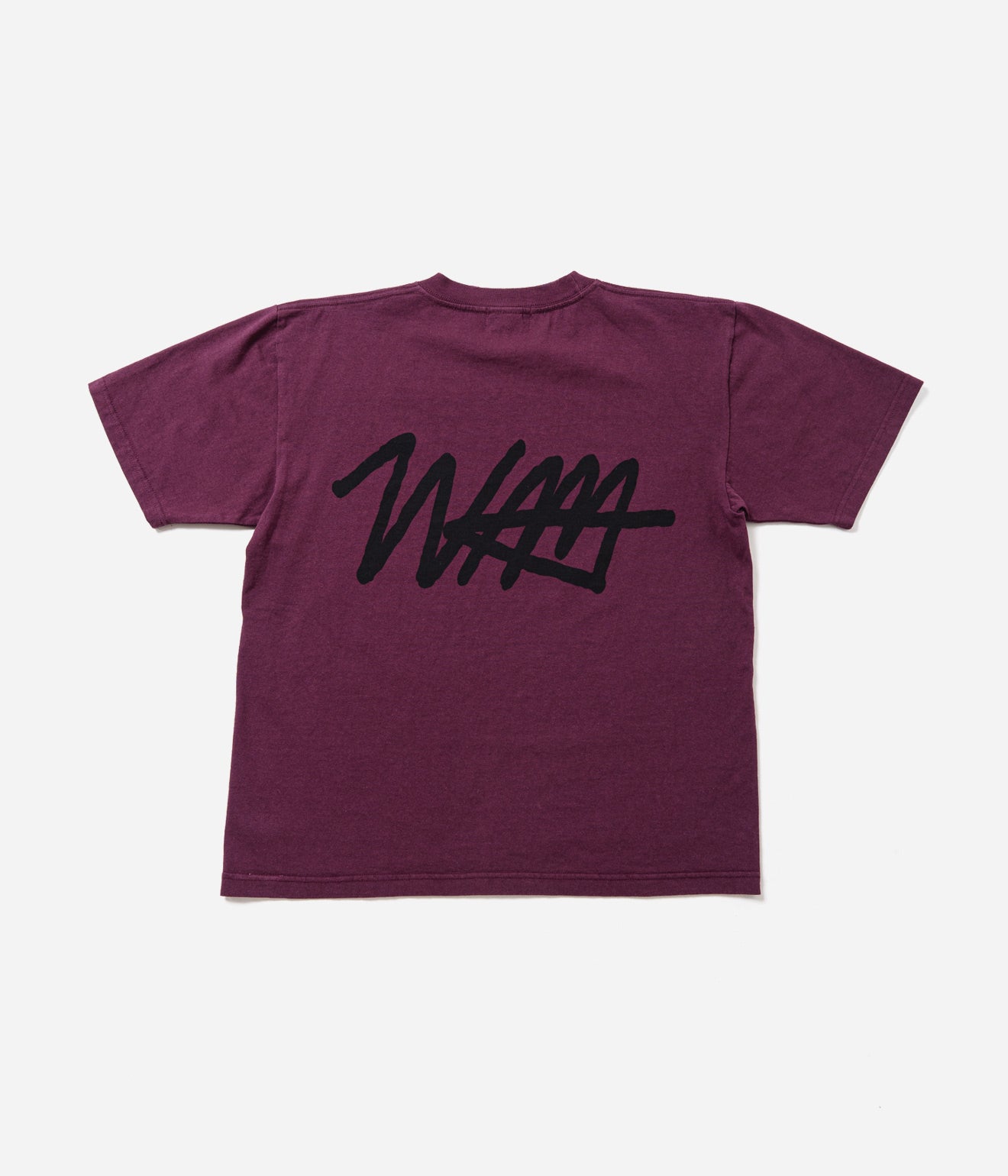 STUDIO ANIMALS “Script Logo” T-Shirt Burgundy