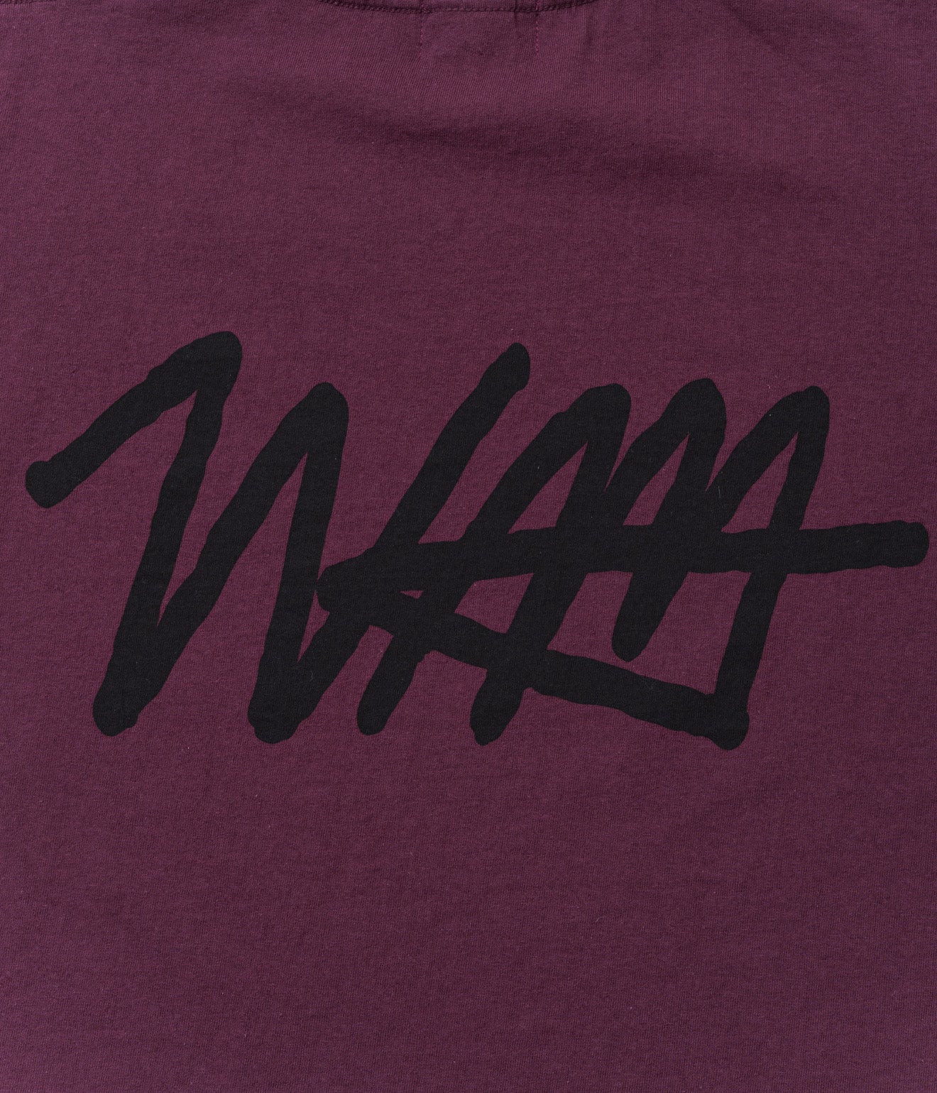 STUDIO ANIMALS “Script Logo” T-Shirt Burgundy