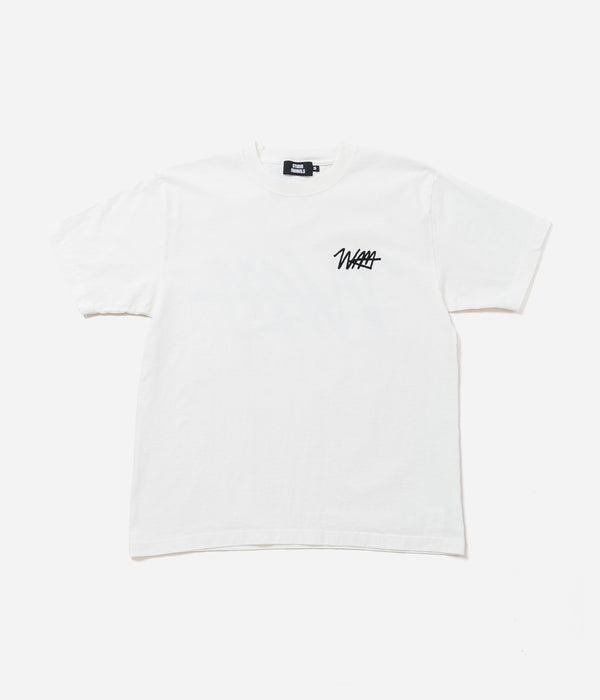 STUDIO ANIMALS “Script Logo” T-Shirt Natural