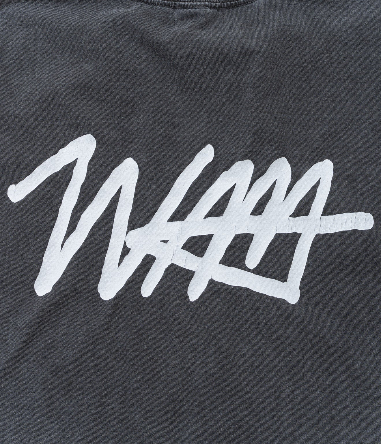 STUDIO ANIMALS “Script Logo” T-Shirt Faded Black