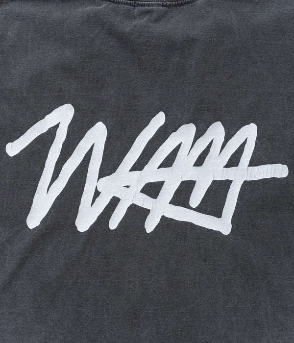 STUDIO ANIMALS “Script Logo” T-Shirt Faded Black