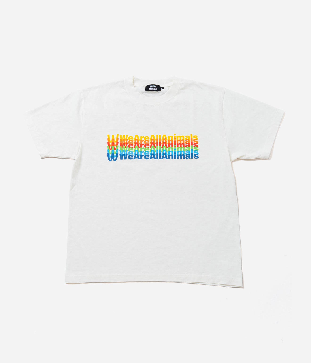 STUDIO ANIMALS “Inverted Arch” T-Shirt Natural