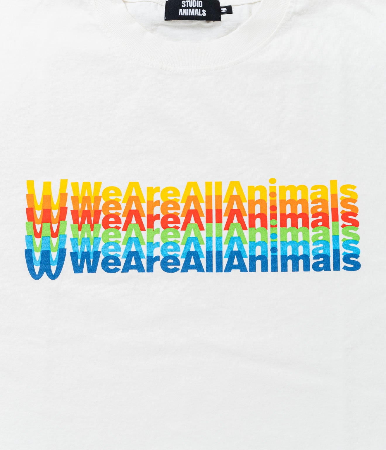 STUDIO ANIMALS “Inverted Arch” T-Shirt Natural