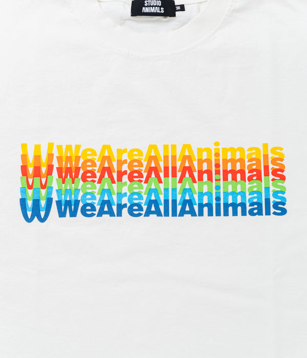STUDIO ANIMALS “Inverted Arch” T-Shirt Natural