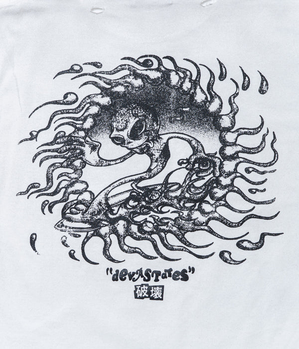 DEVÁ STATES "S/S Tshirt - STOKER " White