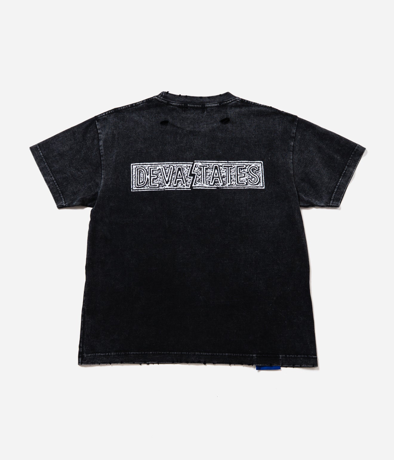 DEVÁ STATES "S/S Tshirt - MORTAR" Washed Black
