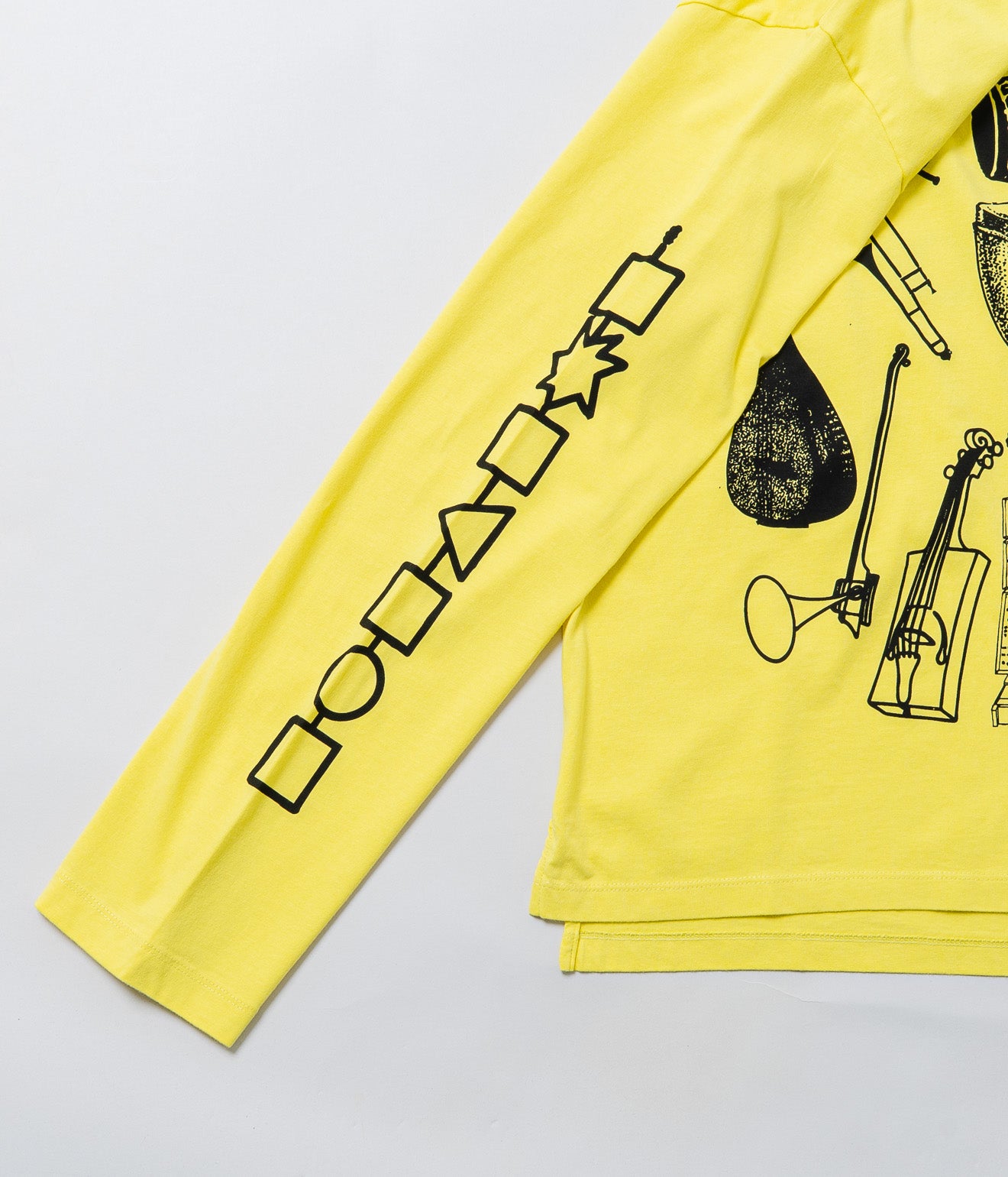 Public Possession "Musikinstrumente" Longsleeve Bright Yellow