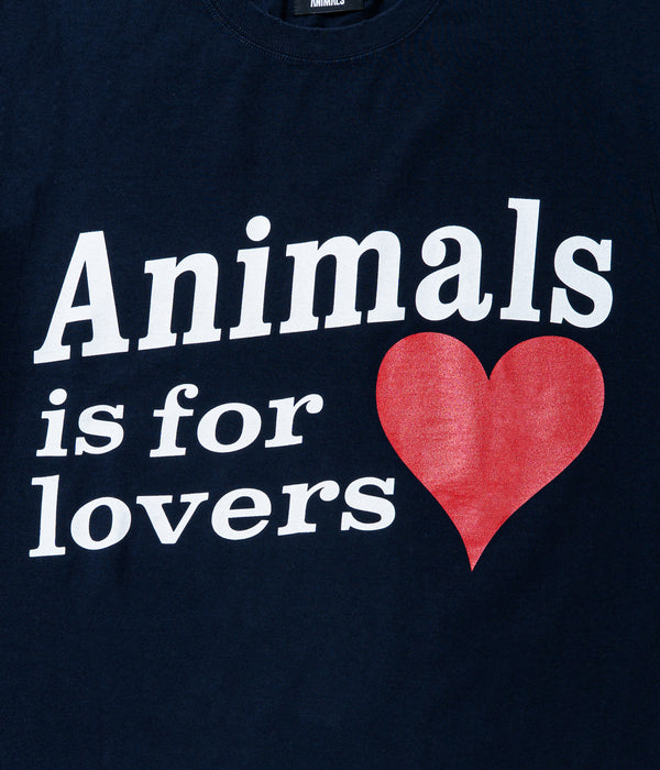 STUDIO ANIMALS “Lovers” S/S T-Shirt Navy